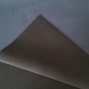 PP24/R5KR7-1 40C 75D/T800 Plain Poly Pongee Stretch Fabric with 3 Layer Laminated with Poly Fleece for Bulletproof Vest