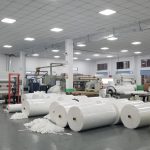 65gsm soft hand feel PP SSS+PE medical disposable protective clothing fabric