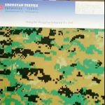 Digital woodland camouflage printed 1000d nylon similar cordura waterproof oxford fabric