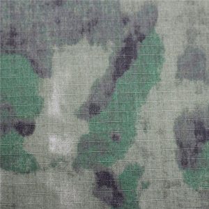 Antistatic Military Printing Ripstop Cotton Fabric for Army Garment