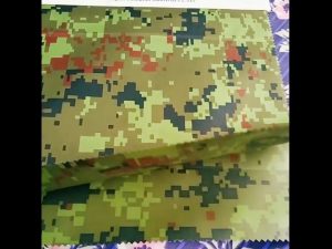 china manufacturer wholesale camouflage embossed rainwear geotextile fabric for outdoor fabric